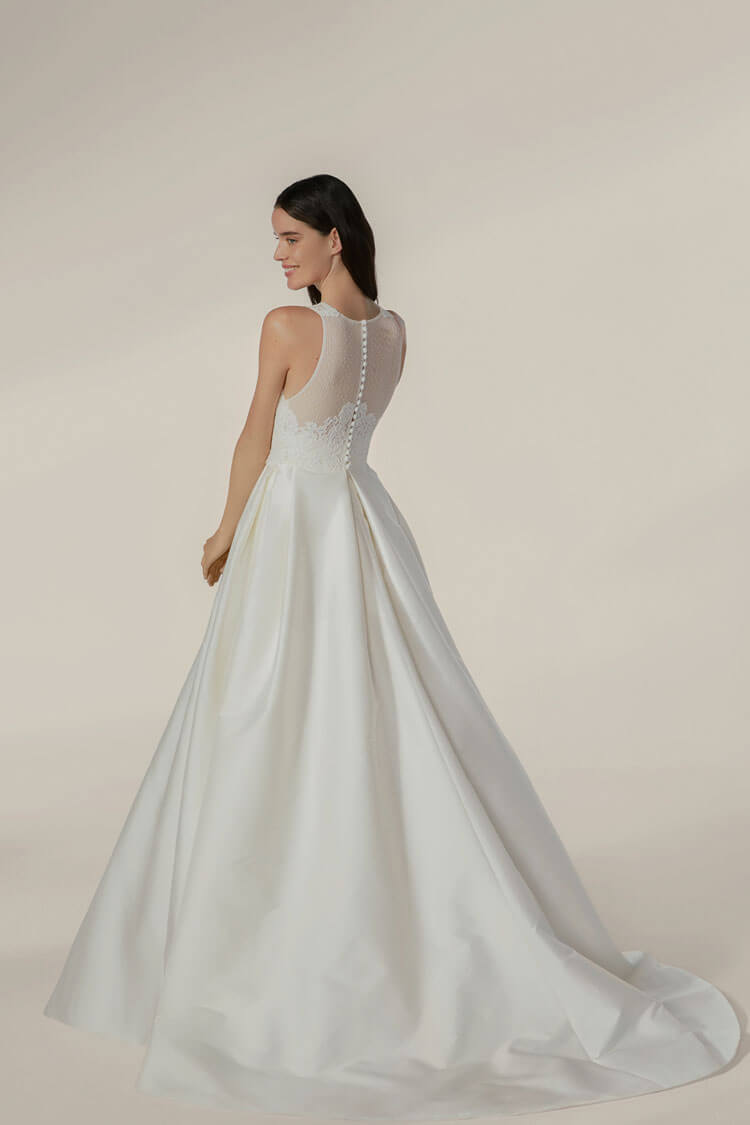 Jesus Peiro 2639 bridal gown alternate detail view