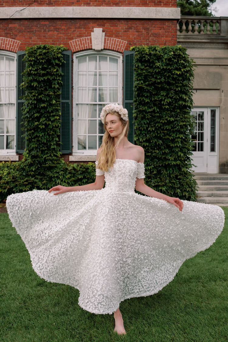 Front view of Sareh Nouri Ivy Embrace gown