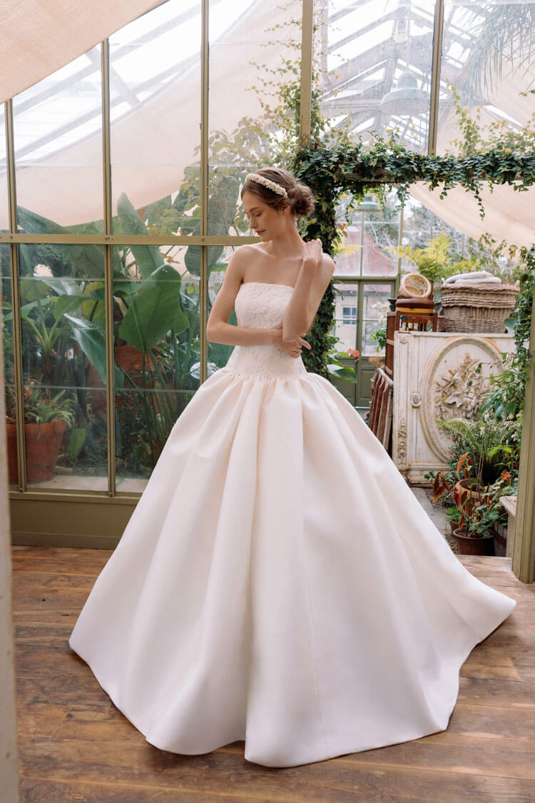 Front view of Sareh Nouri Olivia bridal gown