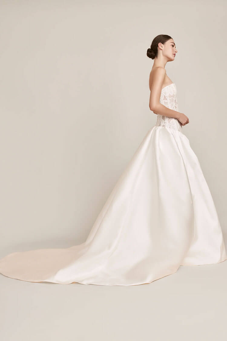 Alternate view of The Argyle gown by Lela Rose