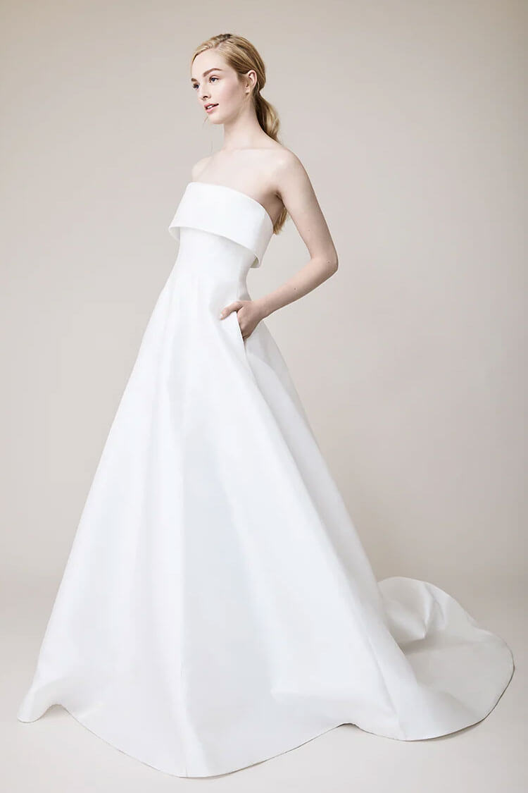 Lela Rose The Ashton bridal gown front view
