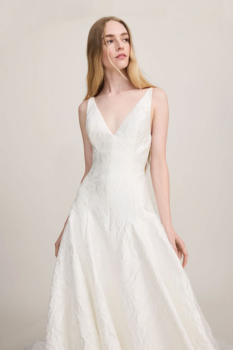 Lela Rose The Reynolds bridal gown alternate view