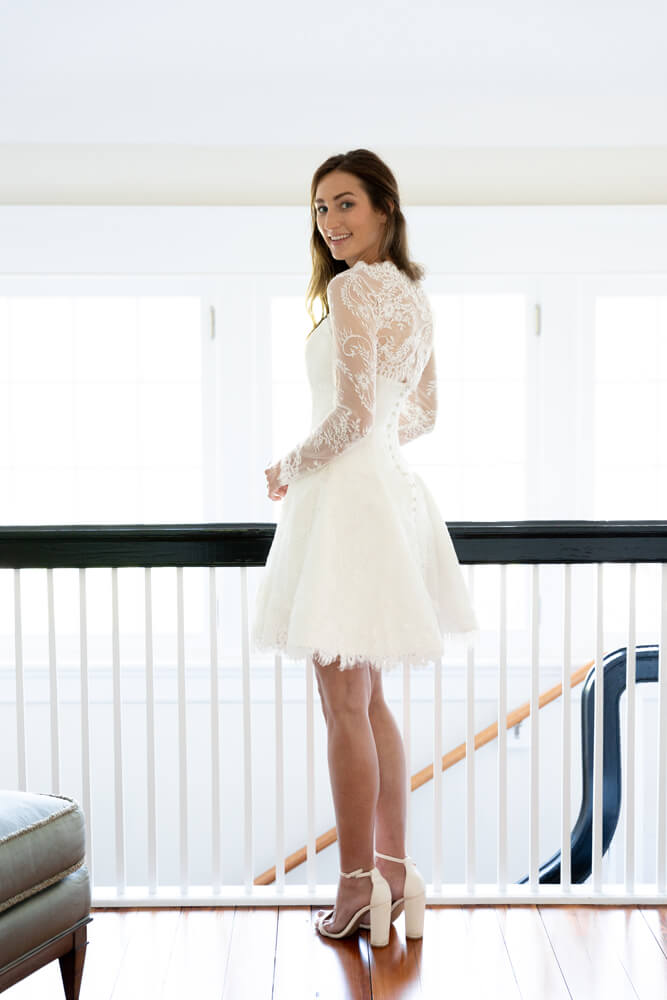 Addison Mini bridal gown detail