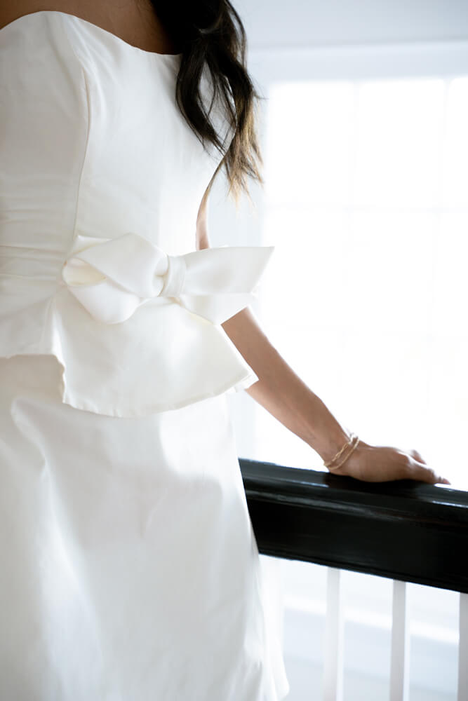 Kelly Mini bridal gown detail