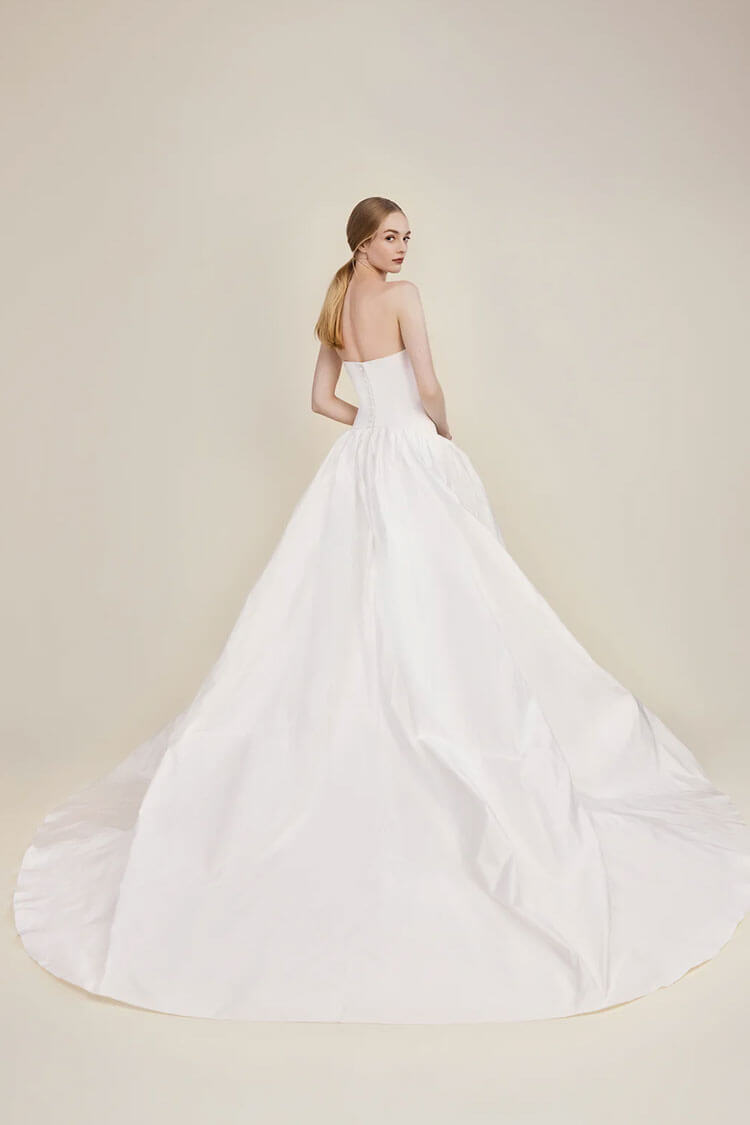 Alternate view of Warren wedding gown by Lela Rose