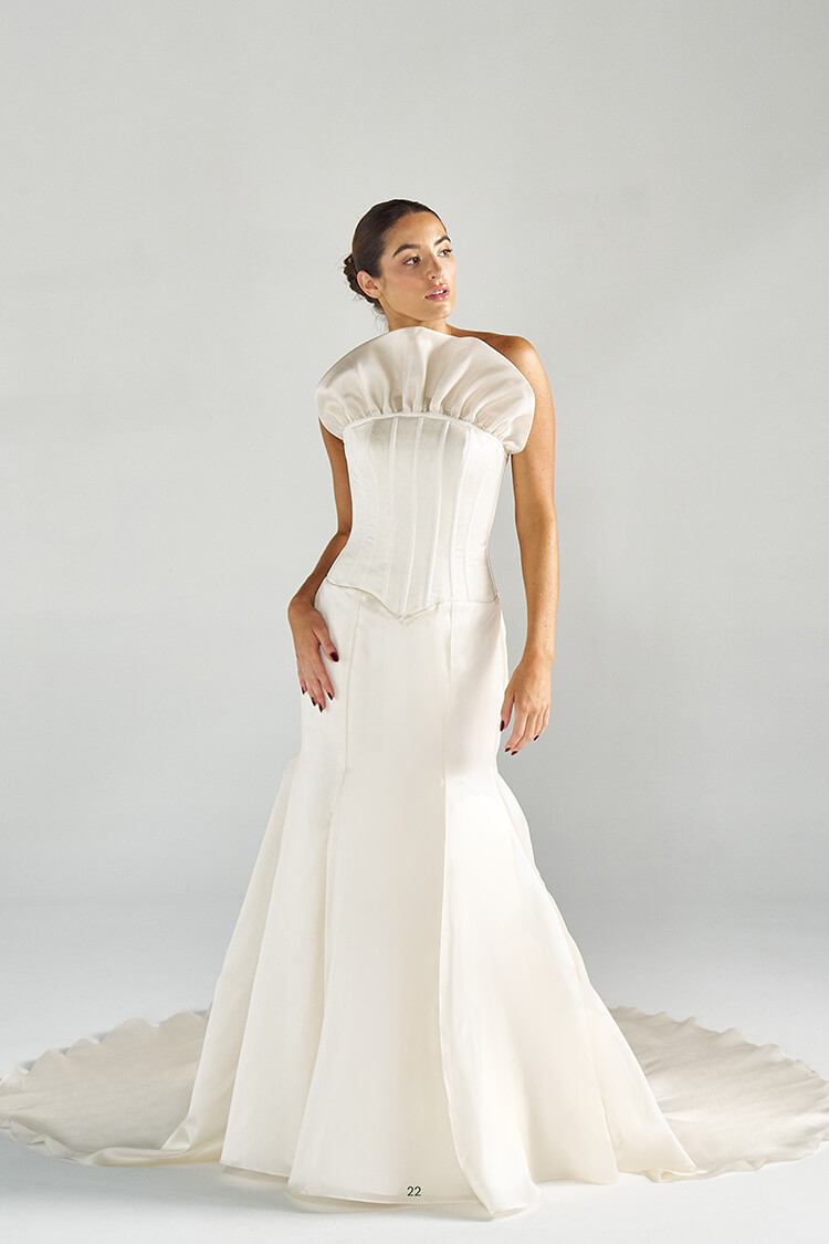 Elizabeth Henry Emily bridal gown with elegant detailing