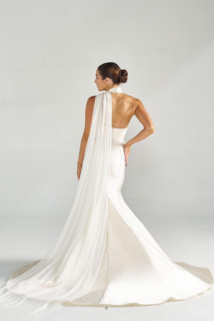 Alternate view of Elizabeth Henry Layla wedding gown