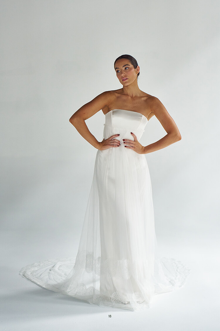 Elizabeth Henry Margot bridal gown with refined details