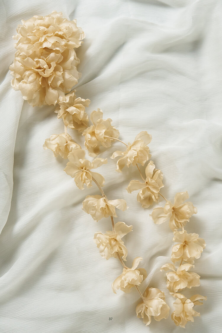 Alternate view of champagne Palmette bridal gown