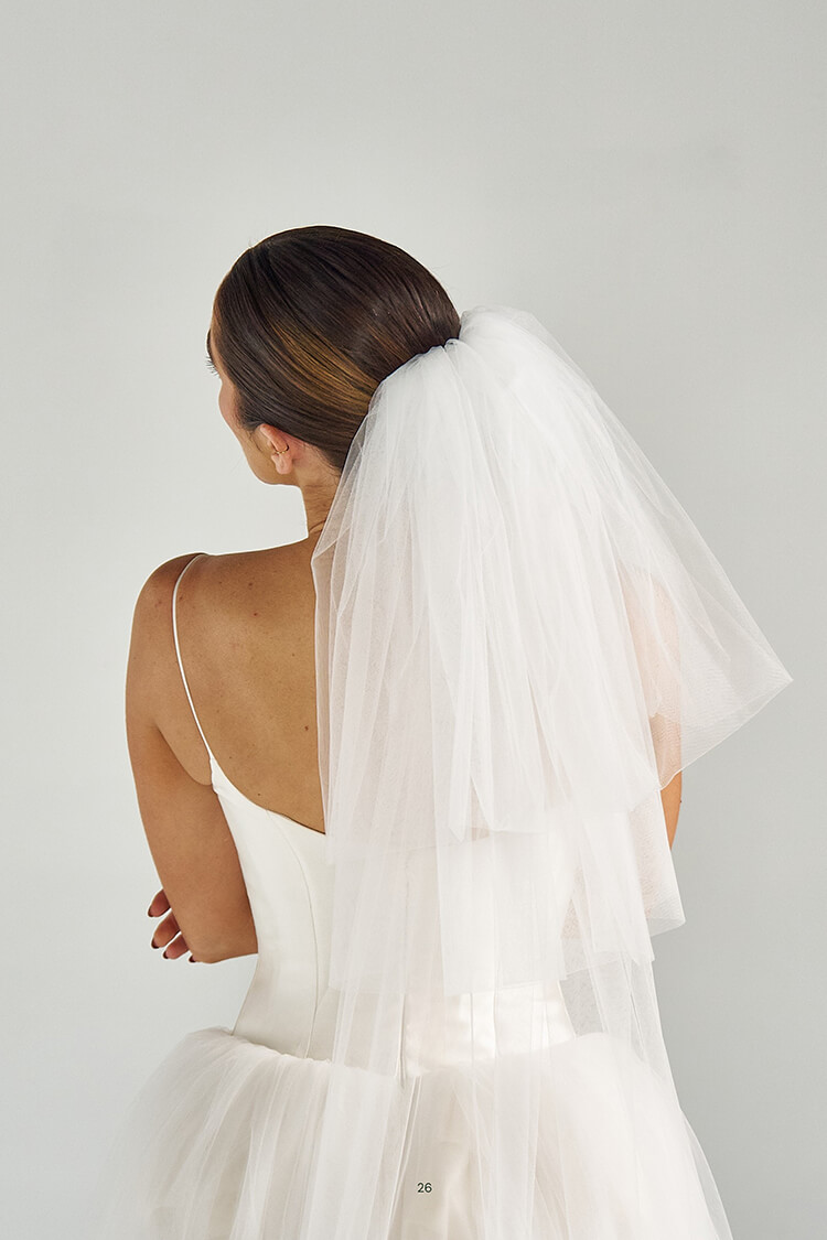 Elizabeth Henry Stella cathedral veil bridal accessory
