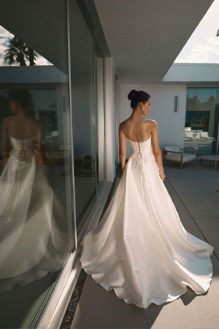 Spenser overskirt design for custom gowns and fashion