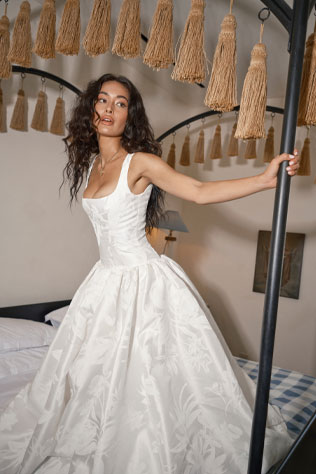 Soft Serve design for custom gowns