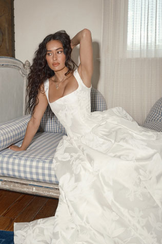 Soft Serve bridal design for custom gowns
